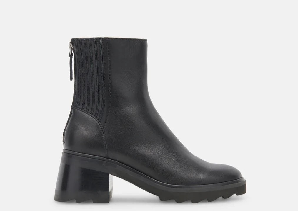 Dolce vita 2025 black leather booties