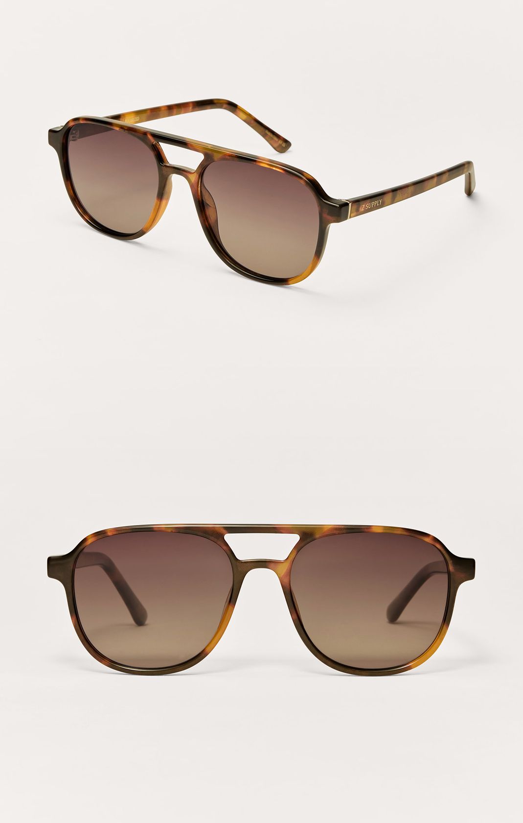 Z Supply Tortoise Shell Eyewear Z SUPPLY Mirage Polarized Sunglasses - Brown Tortoise  main image 2